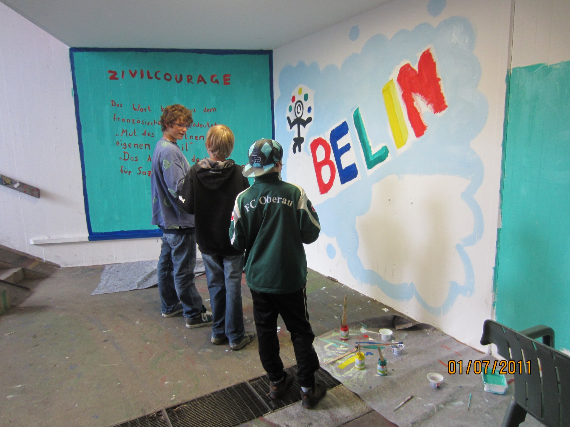 Tunnelprojekt zivilcourage 2011