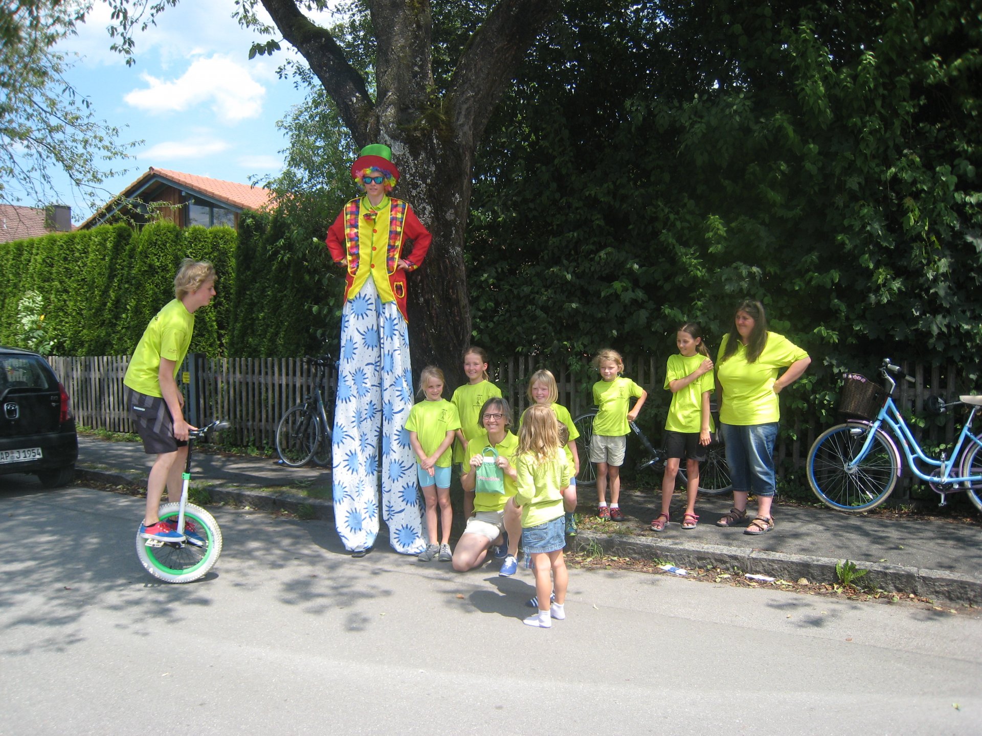 Vor dem auftritt im kinderbu ro